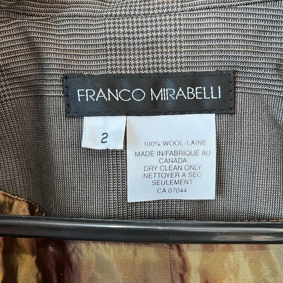 FRANCO Mirabelli vintage wool trench coat - Picture 2 of 9